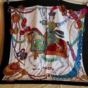 Hermes Paris silk scarf